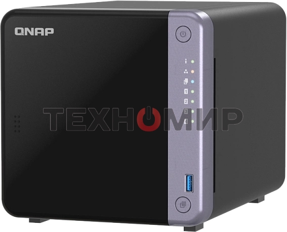 Сетевое хранилище NAS Qnap TS-432X-4G 4-bay настольный Alpine AL-524