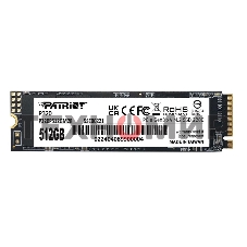Накопитель SSD Patriot P320, 1Tb, PCIe 3.0 x4, M.2 2280, NVMe, R/W 3000/2200