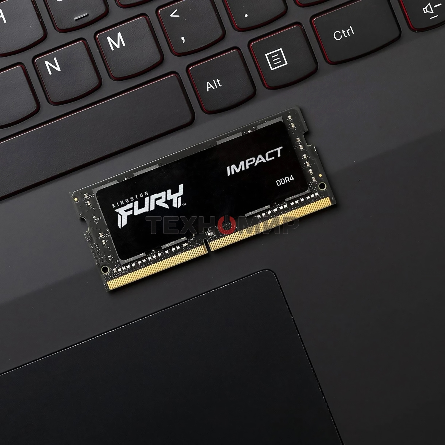 Оперативная память Kingston Fury Impact, DDR5, 8GB (1x8GB), 4800MHz, CL38 SO-DIMM