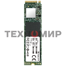 Накопитель SSD Transcend MTE110S, 128Gb, M.2 2280, PCIe 3.0 x4, NVMe, R/W 1600/400