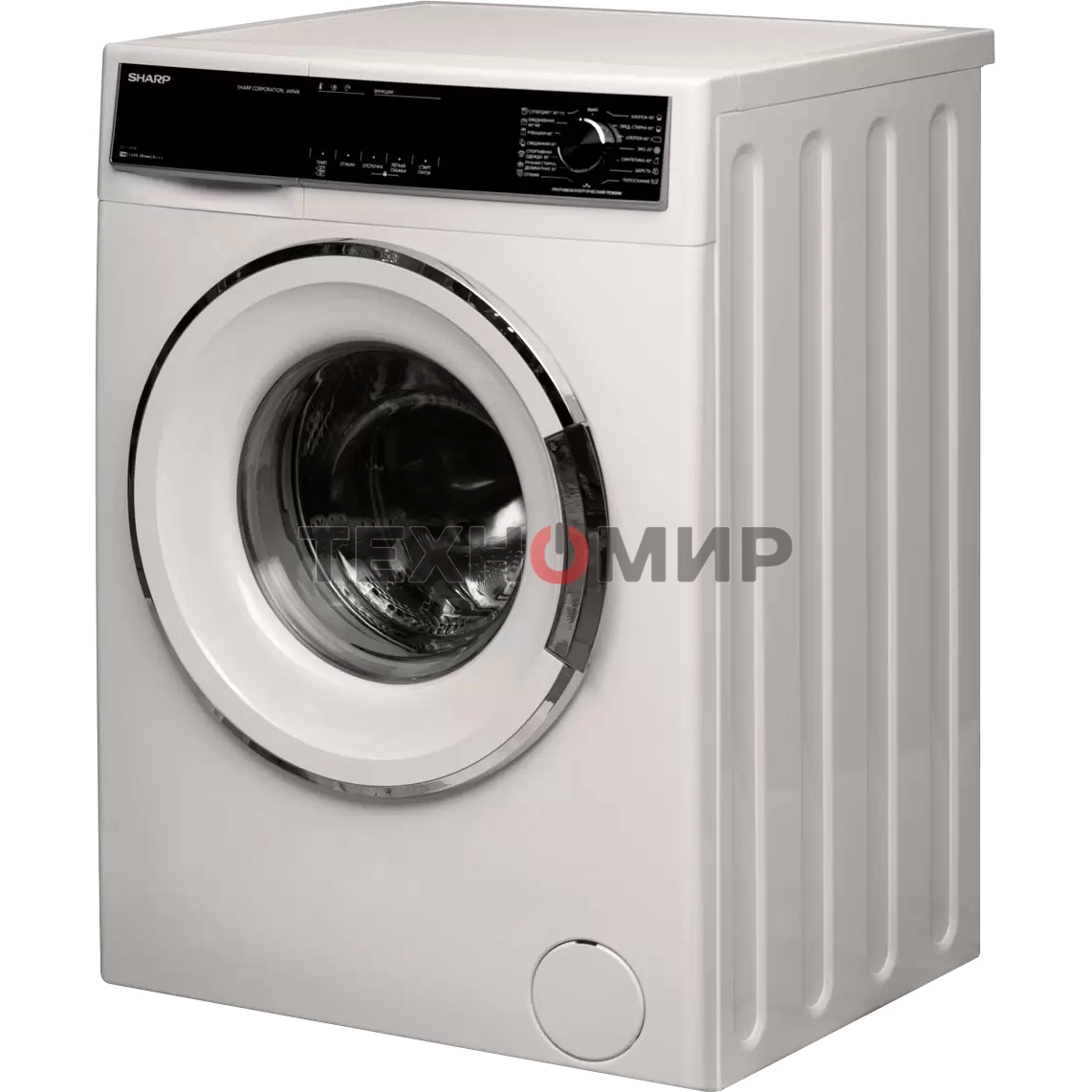 Стиральная машина Sharp ES712RW белый, загрузка фронтальная 7 кг, 1200 об/мин, класс: A+++