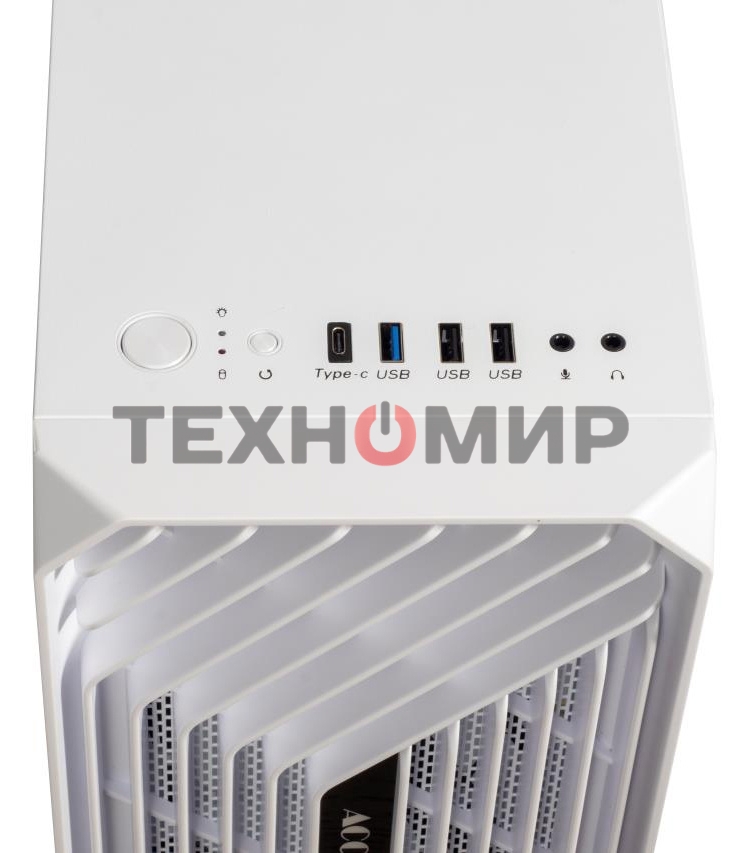 Компьютерный корпус Accord ACC-265W белый без БП mATX 1x80мм 1x92мм 2x120мм 2xUSB 2.0 1xUSB 3.0 audio