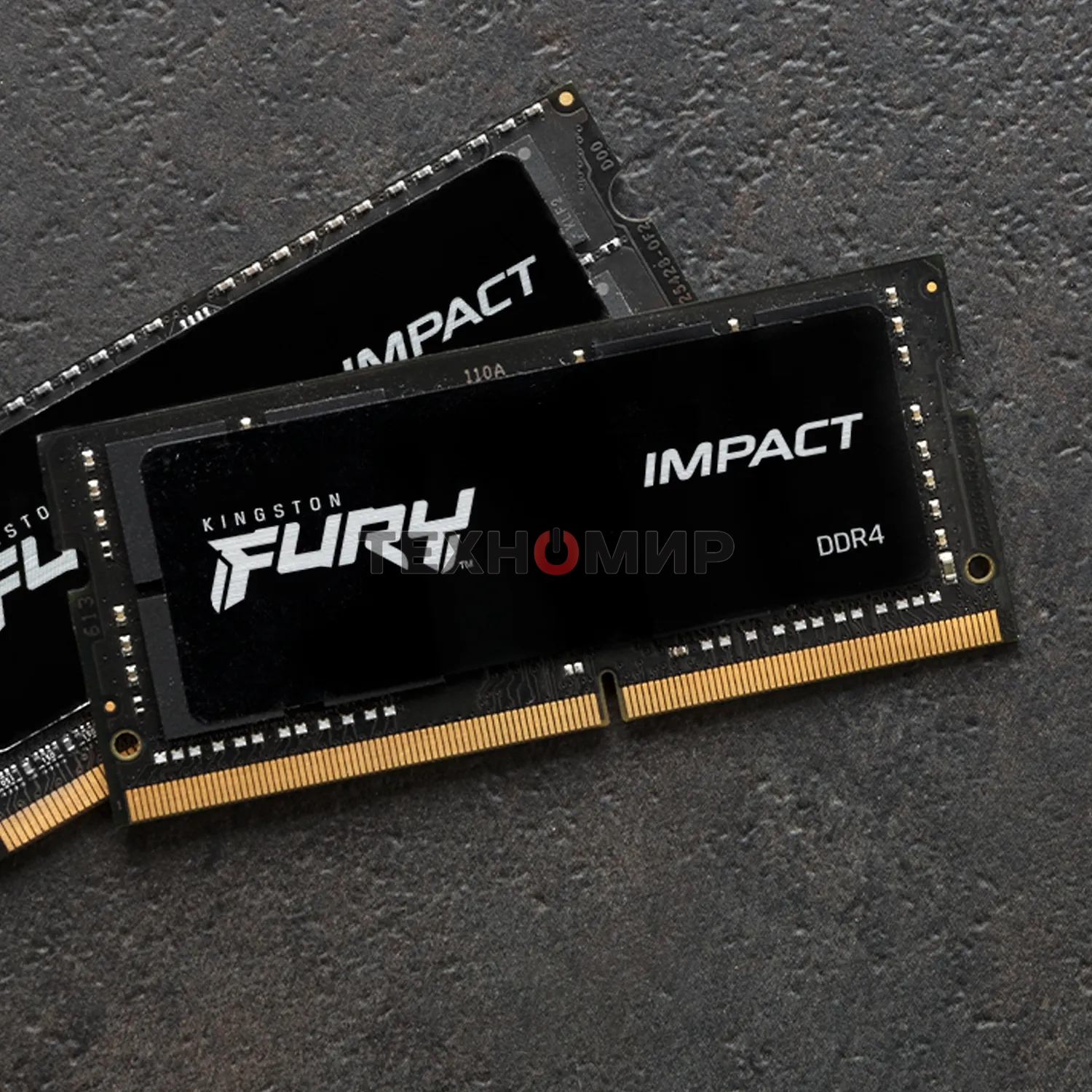 Оперативная память Kingston Fury Impact, DDR5, 8GB (1x8GB), 4800MHz, CL38 SO-DIMM