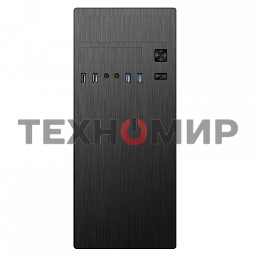 Компьютерный корпус MidiTower Powerman DA812BK черный PM-500ATX-F 2хUSB 2.0+2хUSB 3.0 Audio ATX