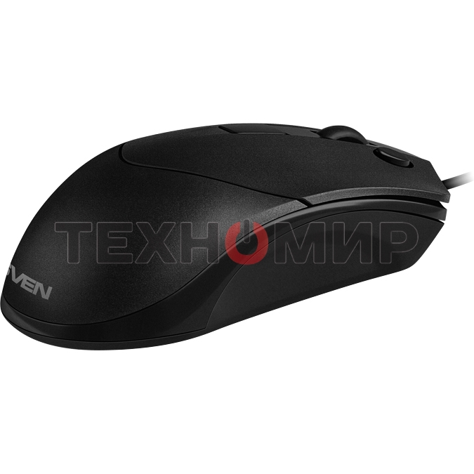 Мышь проводная SVEN RX-100 черный, 4000 dpi, USB, кнопки - 6