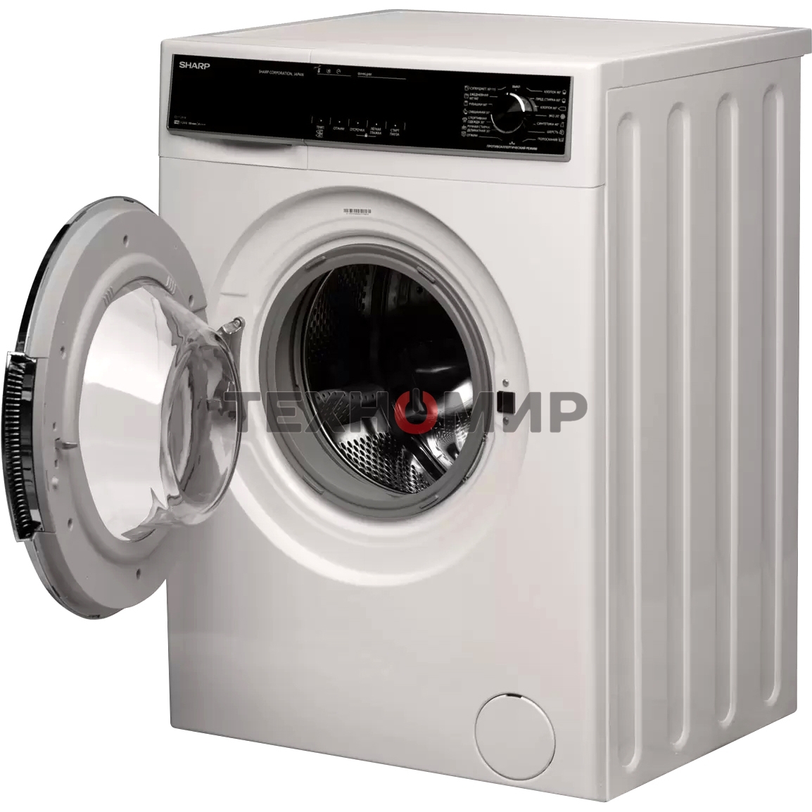 Стиральная машина Sharp ES712RW белый, загрузка фронтальная 7 кг, 1200 об/мин, класс: A+++