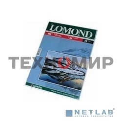 Фотобумага Lomond односторонная глянцевая, 200г/м2,A4 (21X29,7)/25л. для струйной печати