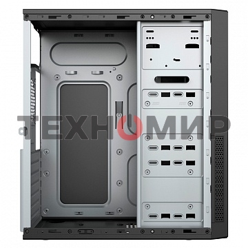 Компьютерный корпус MidiTower Powerman DA812BK черный PM-500ATX-F 2хUSB 2.0+2хUSB 3.0 Audio ATX
