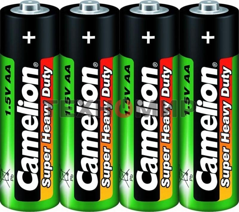 Элемент питания солевой Camelion R R6 (шринка 4шт) 1.5 В