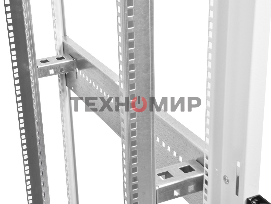 Шкаф коммутационный ЦМО ШТК-М-42.8.8-4ААА 42U 800x820 мм пер. дв. перфор. задн. дв. стал. лист 2 бок. пан. 500 кг белый