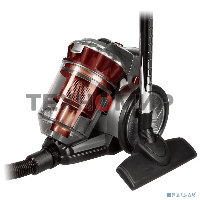 Пылесос SUPRA VCS-2024 серый, 230/2000 Вт, уборка сухая, пылесборник контейнер 2 л