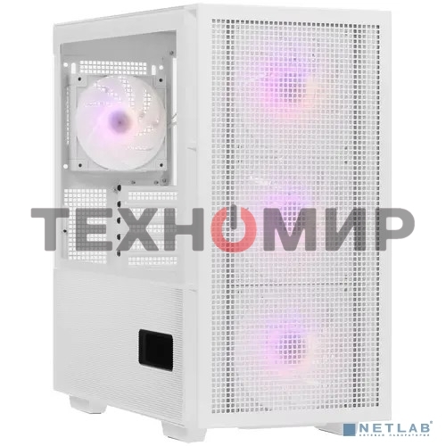 Компьютерный корпус Deepcool CH560 WH без БП, боковое окно (закаленное стекло)