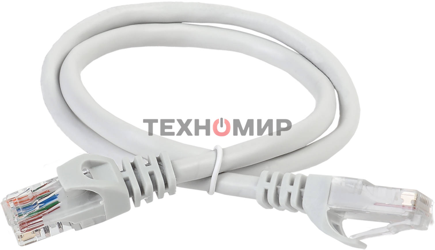 Патч-корд cat.5е UTP 2м сер. GENERICA ITK PC01-C5EU-2M-G