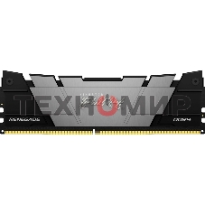 Оперативная память Kingston Fury Renegade, DDR4, 32GB (1x32GB), 3200MHz, CL16, DIMM, с радиатором, черный