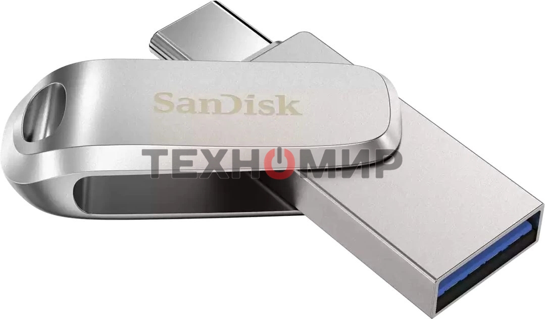 Флешка USB 64Gb SanDisk Ultra Dual Luxe, USB 3.1 - USB Type-C