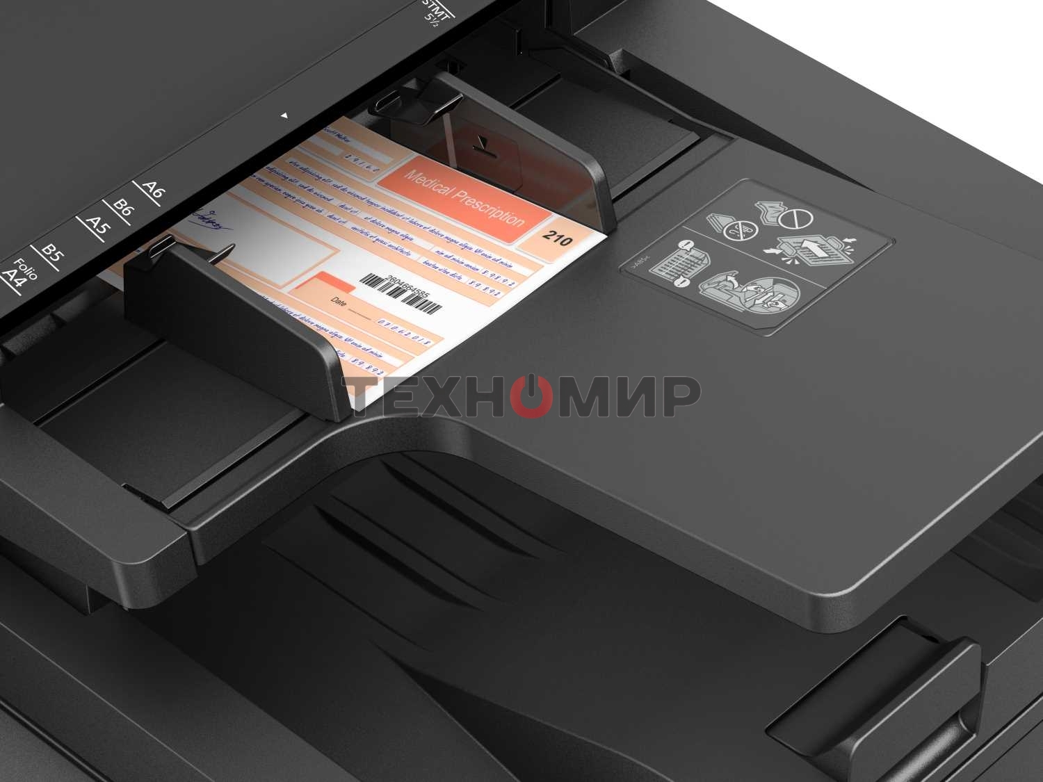 МФУ лазерное Kyocera MA5500ifx (110C0Z3NL0), A4, ч/б, печ. до 55 стр/мин., скан. до 120 стр/мин. (ч/б) 80 стр/мин. цвет, 1200 x 1200 dpi (печать) 600x600dpi (скан.), USB, RJ-45, Air Print, Mopria