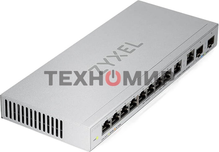 Коммутатор Zyxel XGS1010-12-ZZ0102F 8x1 Гбит/с 2x2.5 Гбит/с 2SFP+ неуправляемый