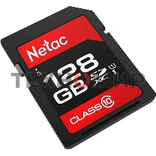 Флеш карта Netac P600 SDHC 128Gb U1/C10 up to 80Mb/s, retail pack