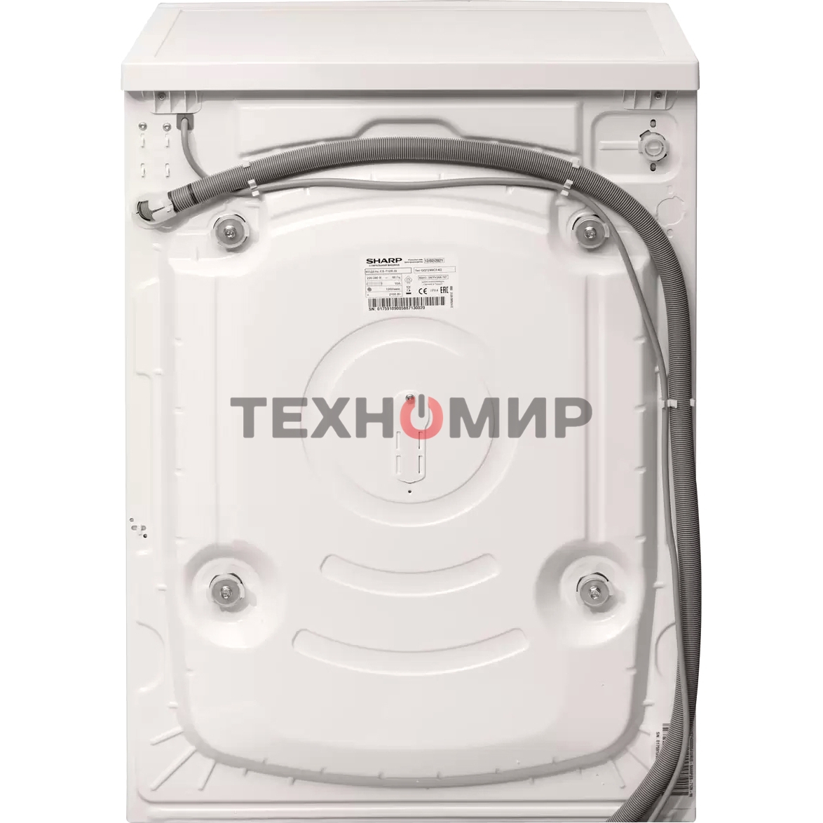 Стиральная машина Sharp ES712RW белый, загрузка фронтальная 7 кг, 1200 об/мин, класс: A+++