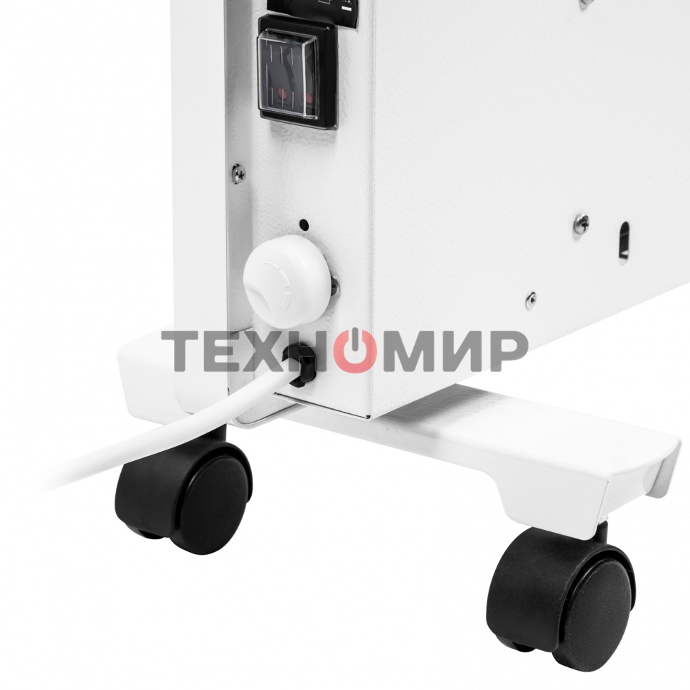 Конвектор электрический MTX КМ-2000.2 белый, 2000 Вт, 25 м2, термостат