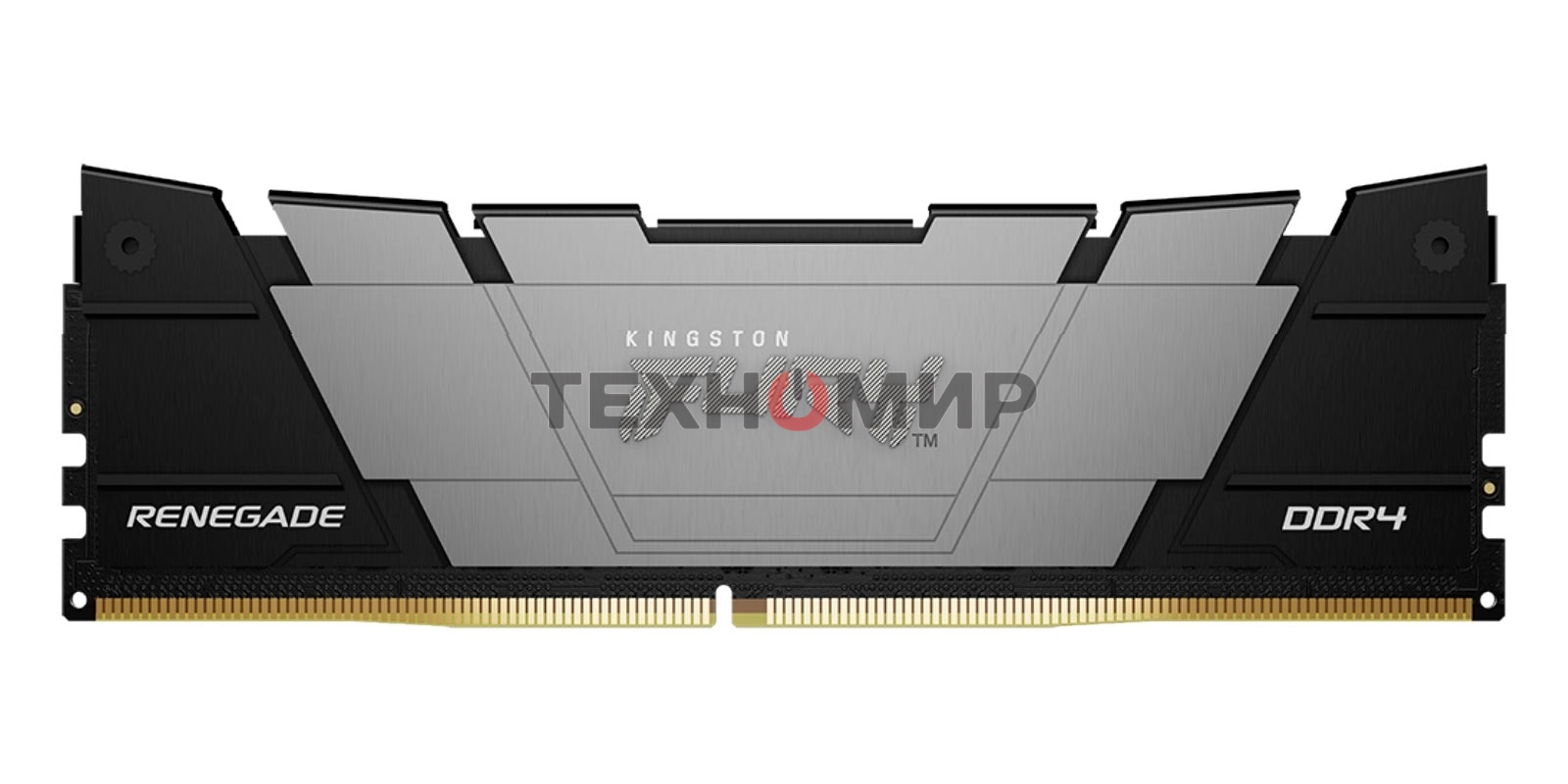Оперативная память Kingston Fury Renegade, DDR4, 16GB (2x8GB), 3600MHz, CL16, DIMM, с радиаторами, серый/черный
