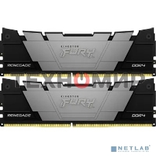 Оперативная память Kingston Fury Renegade, DDR4, 64GB (2x32 GB), 3200 MHz, CL16, DIMM, с радиатором, черный