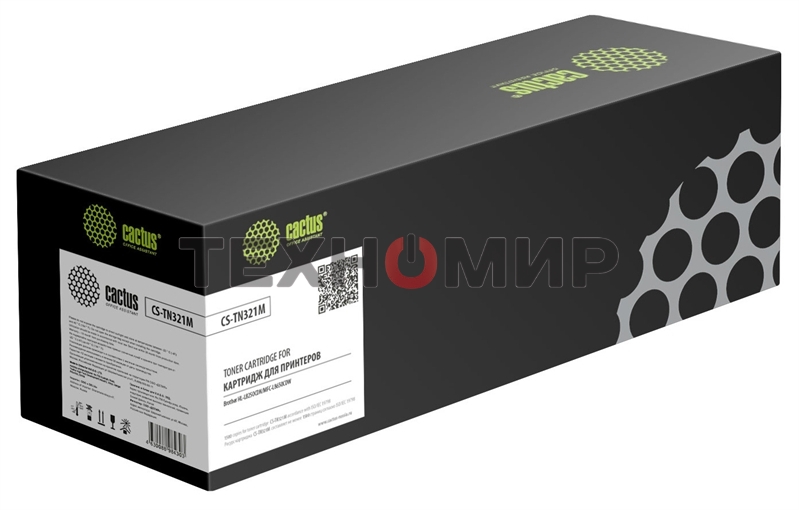 Картридж лазерный Cactus CS-TN321M пурпурный (1500 стр.) для Brother HL-L8250CDN/MFC-L8650CDW