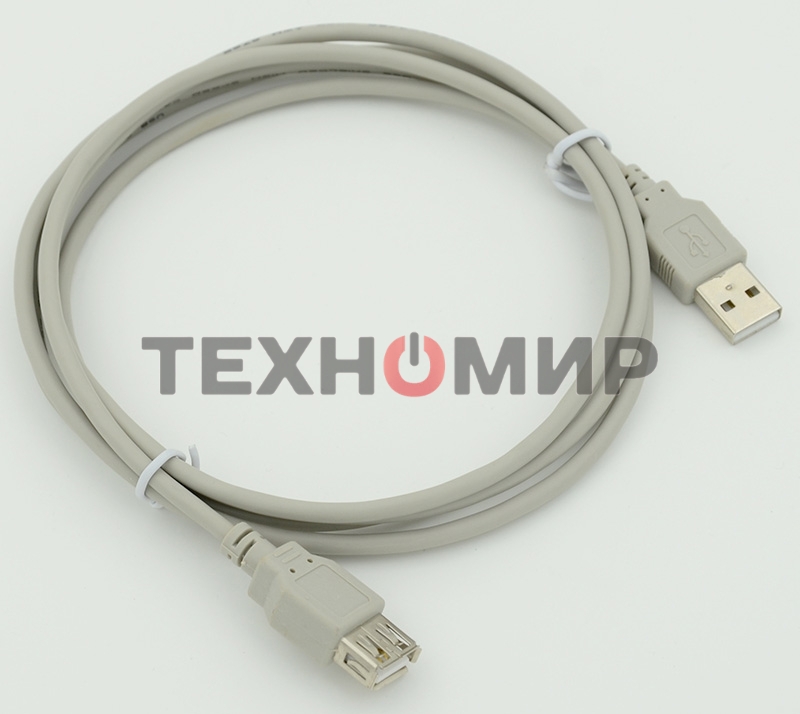 Кабель USB 2.0 Am-Af удлинитель 1.8м