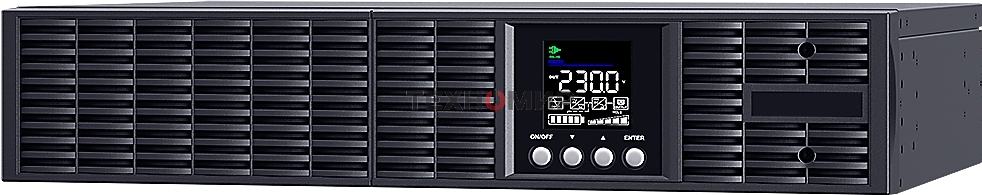 Источник бесперебойного питания UPS Сайбер Электро ЭКСПЕРТ-2000Р Онлайн, Стойка/Напольный