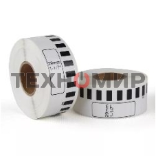 Лента Sakura DK11201 для Brother QL1060N/QL700/QL720NW/QL550/QL570/QL580N/QL1050/QL500/QL710W/QL650TD/QL570VMQL-500A/QL-56, черный на белом, 29мм/90м, наклейка