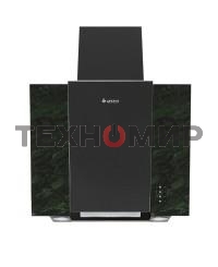 Вытяжка наклонная Gefest ВО 3603 К59 черный/зеленый мрамор, 60 см, 550 куб. м/ч, 76 дБ