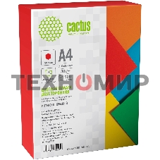 Бумага Cactus CS-CPR-A480500 A4/80г/м2/500л./красный интенсив