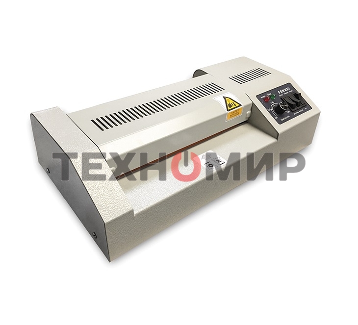 Ламинатор Гелеос FGK 320, А3, 2х250 (пленка 60-250мкм), 600 мм/мин, 4 вала, реверс, хол. ламин., регул. темп., металл. корпус, мах толщина 2мм