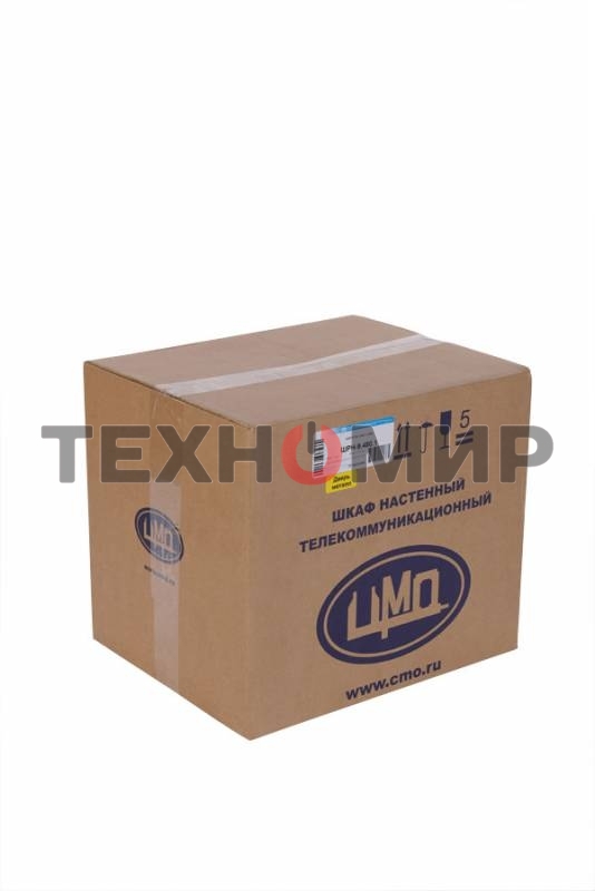 Шкаф телеком. настен, 6U, 600x650 дверь стекло (ШРН-6.650) (1 коробка)