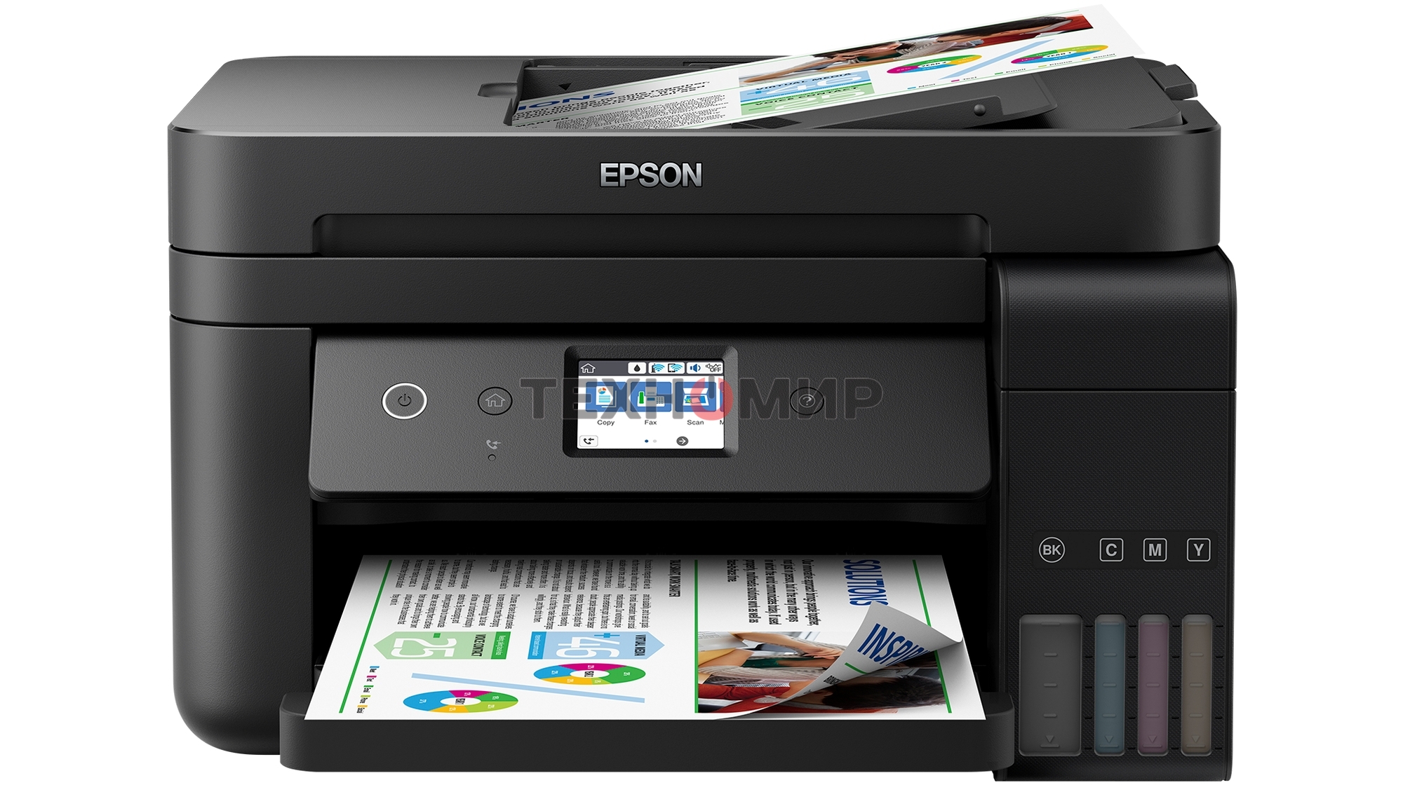 МФУ струйное Epson L6290, (C11CJ60505/C11CJ60405/C11CJ60507/C11CJ60408/C11CJ60406), А4, цветной, печ. до 15/8.5 стр/мин., 4800x1200 dpi (печ.), 1200 x 2400 dpi (скан.), Wi-Fi, Ethernet, USB