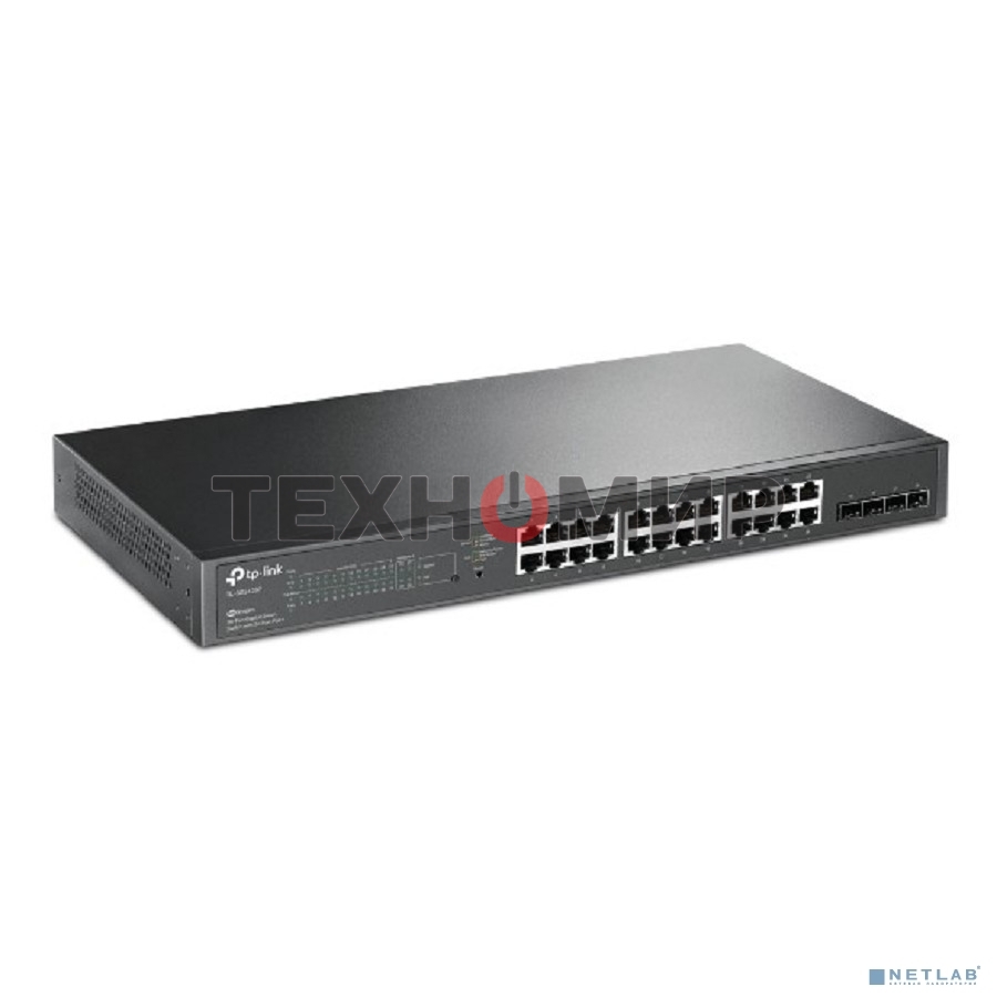 Коммутатор TP-Link TL-SG2428P JetStream гигабитный Smart коммутатор на 24 порта PoE+ и 4 SFP-слота SMB