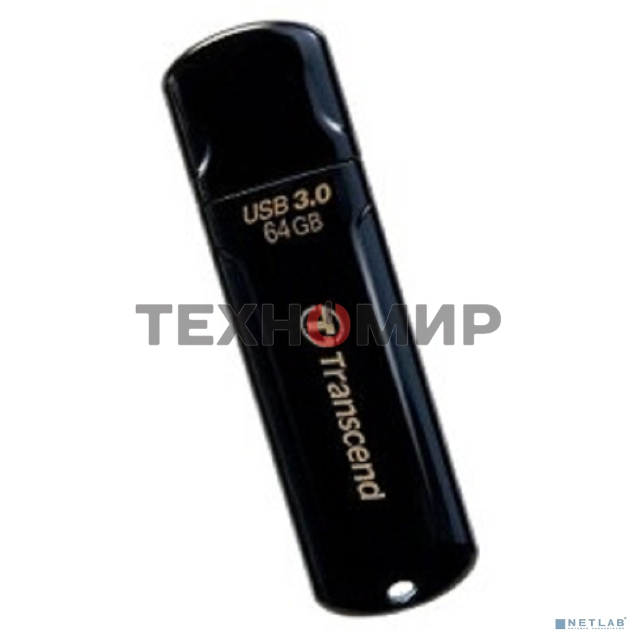 Флешка USB Transcend JetFlash 700 (TS64GJF700), 64Gb, USB 3.0, R/W 70/20, черный