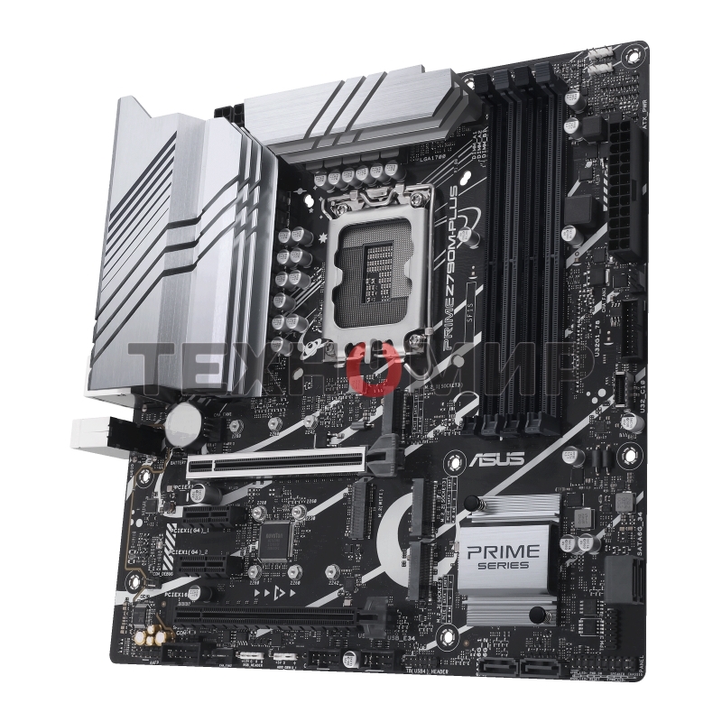 Материнская плата ASUS PRIME Z790M-PLUS, LGA 1700, Intel Z790, 4xDDR5, 4xSATA, 3xM.2, 1xPCIe 4.0 x4, 1xPCIe 5.0 x16, 2xPCIe x1, 1xDP, 1xHDMI, 1x 1Gb LAN, 1xUSB-C 3.2 Gen 2x2, 1xUSB 3.2 Gen 2, 4xUSB 3.2 Gen 1, 2xUSB 2.0, 3x3.5 мм, 7.1, mATX