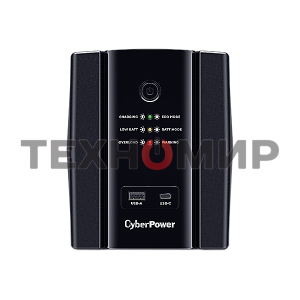Источник бесперебойного питания CyberPower UT1500EIG ИБП Line-Interactive, Tower, 1500VA/900W USB/RJ11/45/USB charger A/C (6 IEC С13) NEW