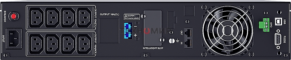 Источник бесперебойного питания UPS Сайбер Электро ЭКСПЕРТ-2000Р Онлайн, Стойка/Напольный