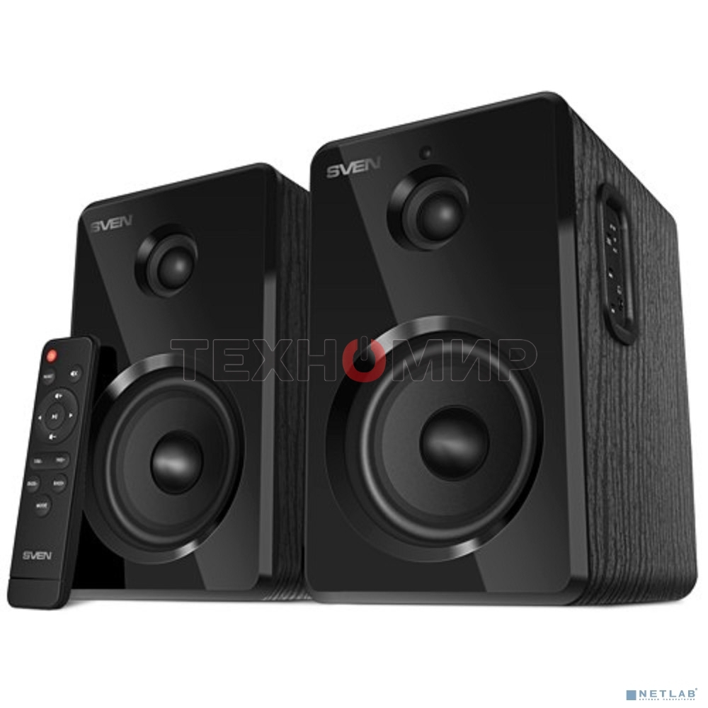 Акустическая система Sven 2.0 Sven SPS-725 черный (50 Вт, BT, пульт)