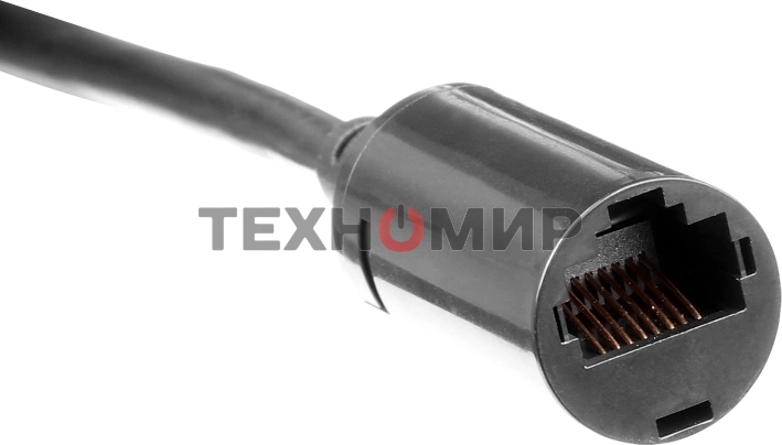 Патч-корд LANMASTER LAN-PCEXT/U5E-5.0-BK UTP RJ-45 мод.-вилка RJ-45 cat.5e 5м серый LSZH (уп.:1шт)