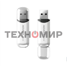 Флешка USB ADATA C906 (AC906-32G-RWH), 32Gb, USB 2.0, R/W 15/5, белый