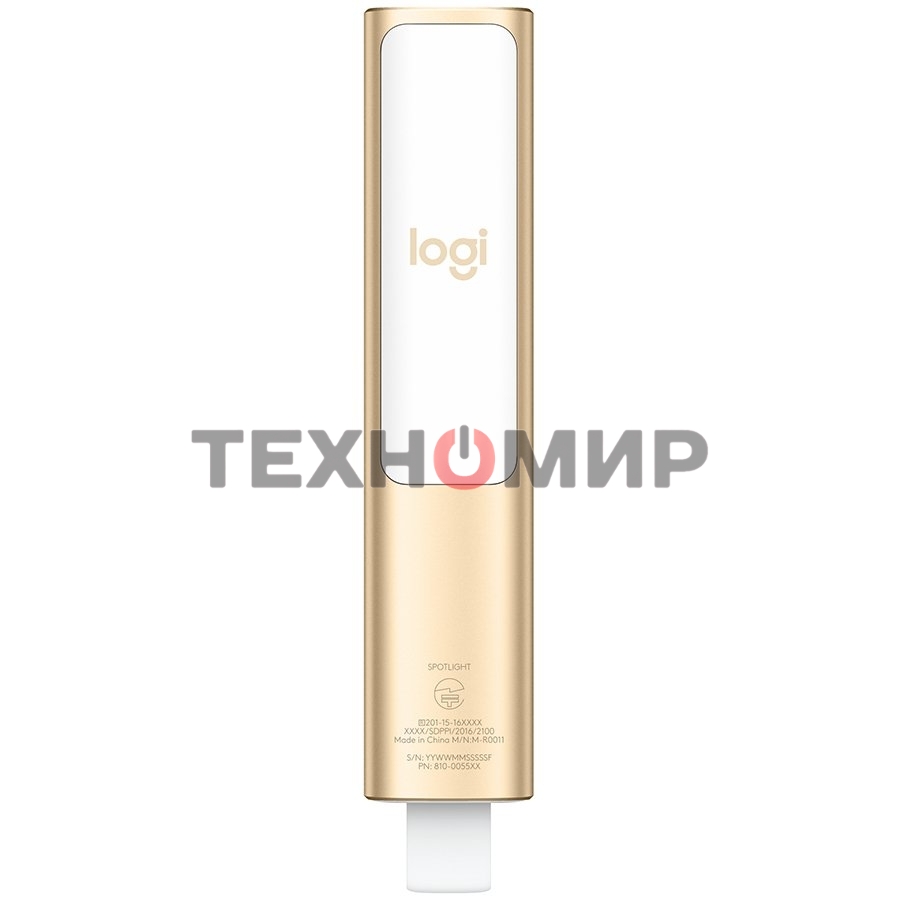 Презентер беспроводной Logitech Spotlight золотистый, радиоканал, USB, кнопки - 3