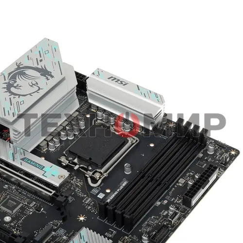 Материнская плата MSI B760M GAMING PLUS WIFI, LGA 1700, Intel B760, 4xDIMM DDR5, 4xSATA, 2xM.2, 1xPCI-E 4.0 x16, 1xPCI-E 3.0 x1, 2xHDMI, 2xDP, 1x 2.5Gb LAN, 2xUSB-A 3.2 Gen 2, 4xUSB 2.0, Micro-ATX