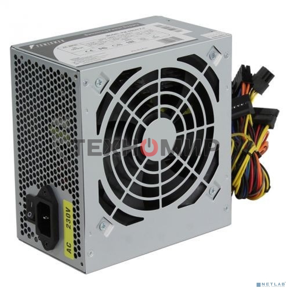 Блок питания Inwin/Powerman PM-500ATX-F, 500Вт, 120мм, серый