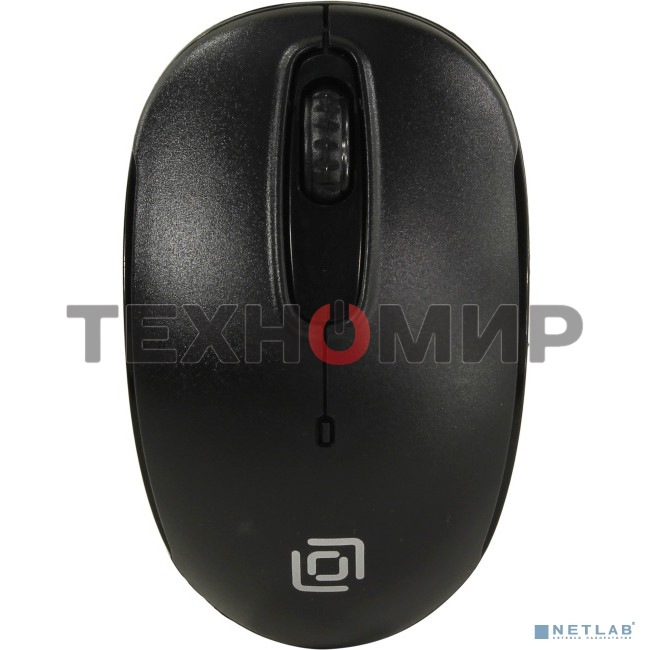 Мышь беспроводная Oklick 505MW черный, 1000 dpi, радиоканал, USB, кнопки - 3