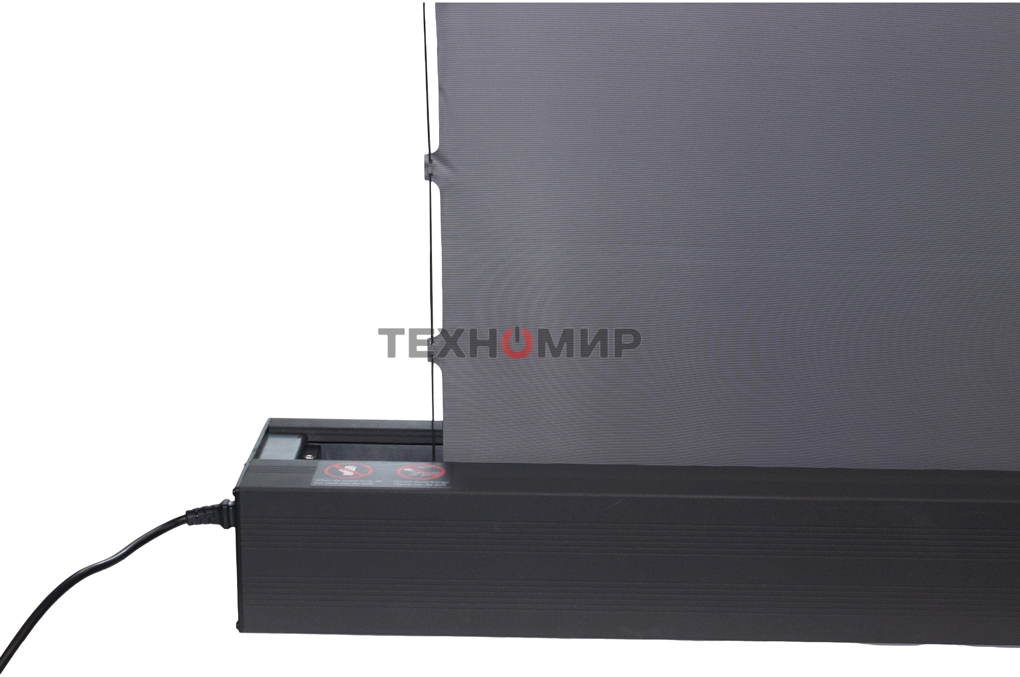 Экран Cactus 125x221 см FloorRising CS-PSFRCLR-221X125 16:9 напольный рулонный черный (моторизованный привод)