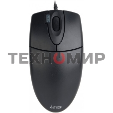 Мышь проводная A4Tech OP-620D черный, 1000 dpi, USB, кнопки - 4