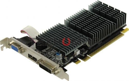 Видеокарта AFOX AF210-1024D2LG2 GEFORCE G210 1Gb DDR2 64BIT DVI HDMI VGA LP HEATSINK RETAIL PACK